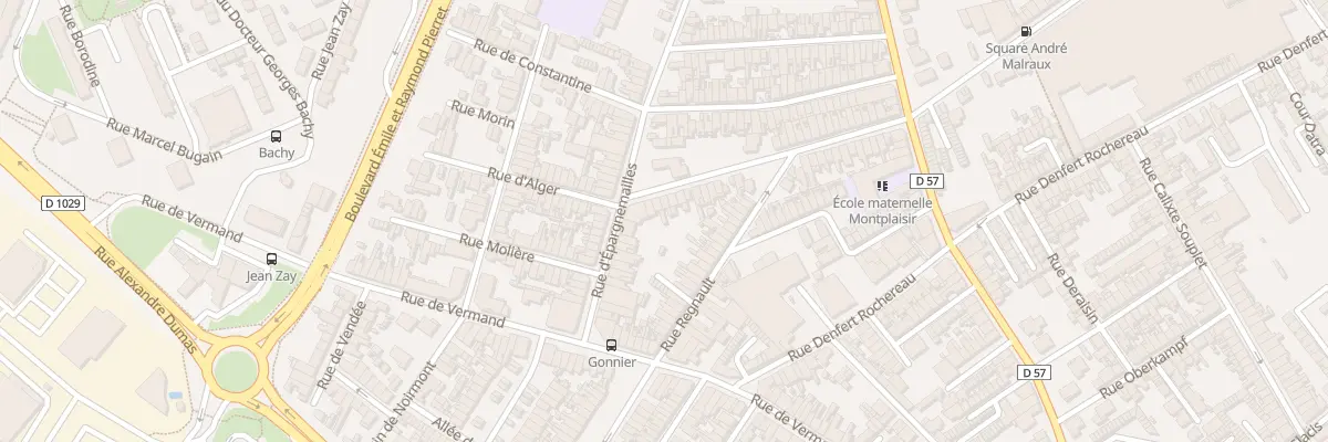Plan du 55 Rue d’Alger à Saint-Quentin