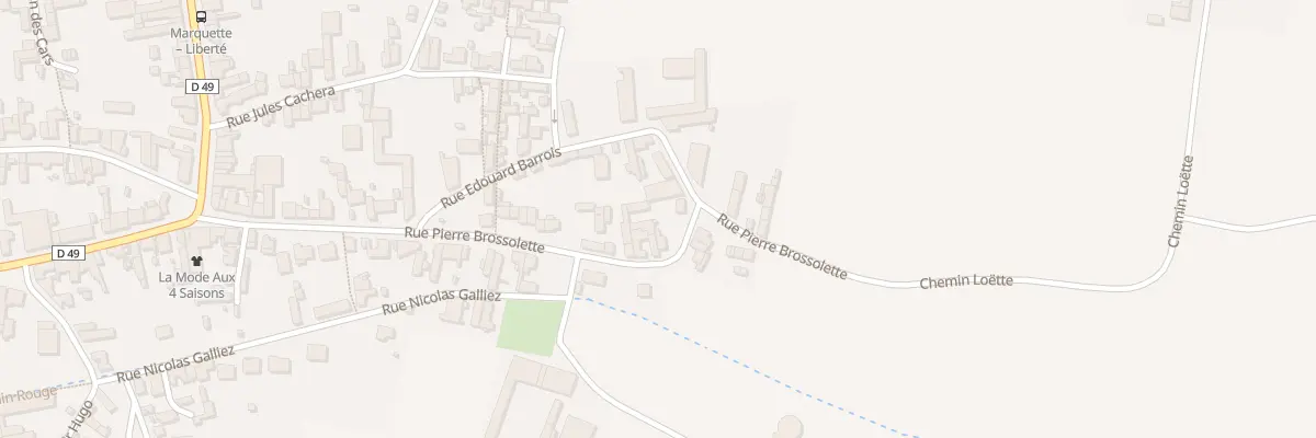 Plan du 42 Rue Pierre Brossolette à Marquette-en-Ostrevant