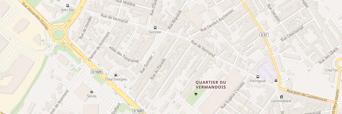 Plan du 17 Rue de Paradis à Saint-Quentin