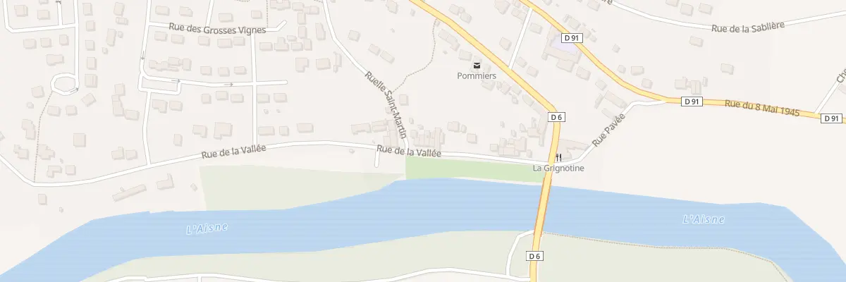 Plan du 18 Rue de la Vallée à Pommiers