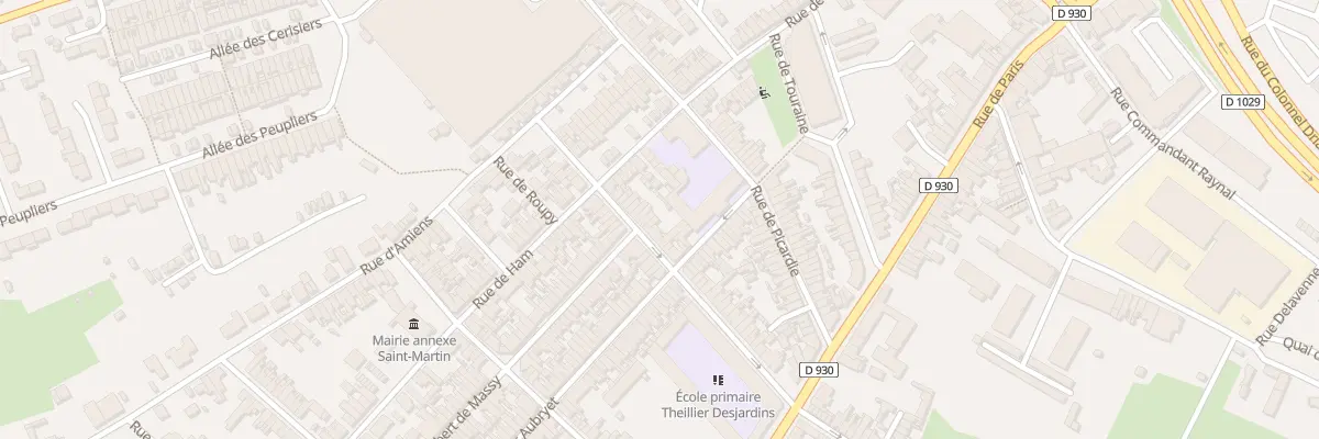 Plan du 54 Rue de Flandre à Saint-Quentin