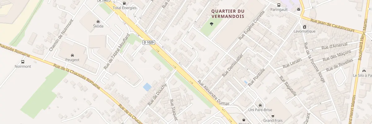 Plan du 64 Rue Alexandre Dumas à Saint-Quentin