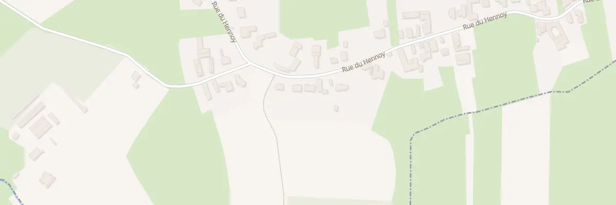 Plan du 1245 Rue du Hennoy à Landas