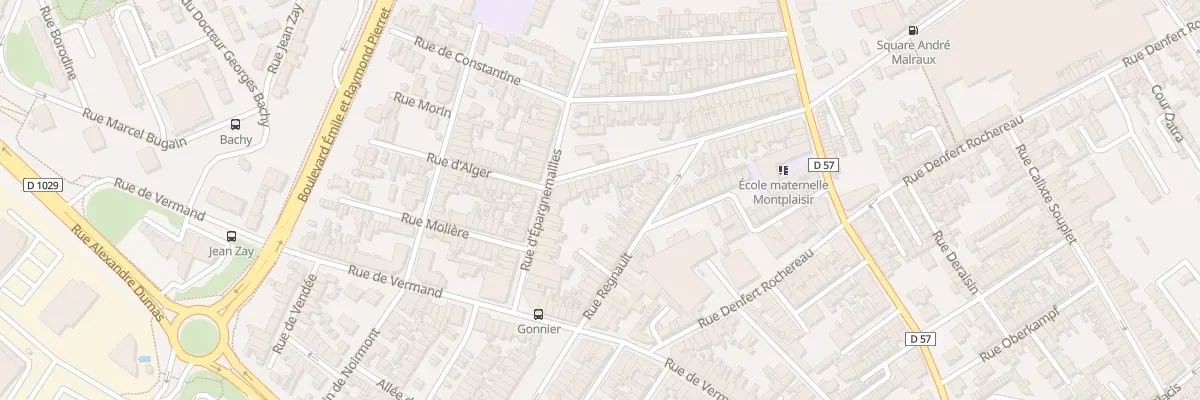 Plan du 51 Rue d’Alger à Saint-Quentin