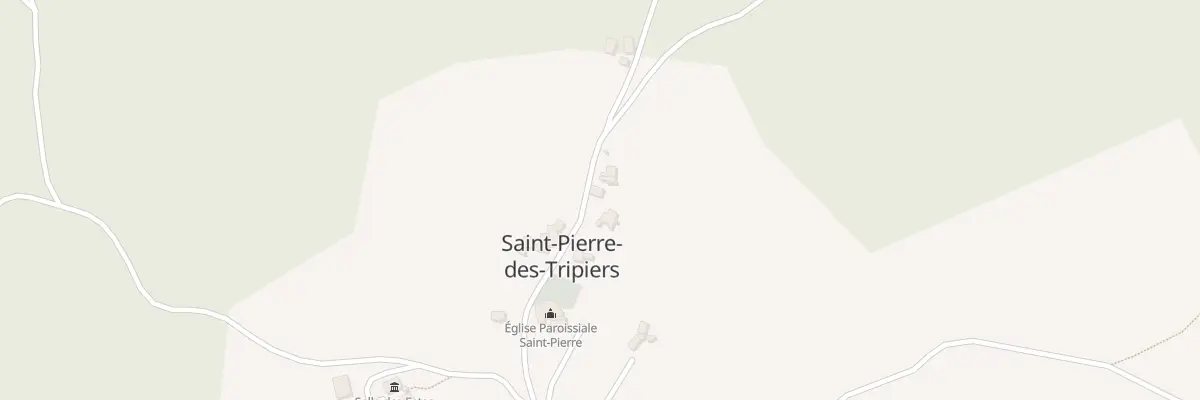 Plan du 5075 St Pierre Tripiers Village à Saint-Pierre-des-Tripiers