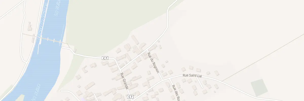 Plan du 6 Rue du Rognon à Jaulnes