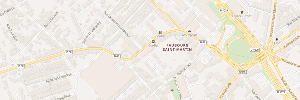 Plan du 33 Rue du Docteur Cordier à Saint-Quentin