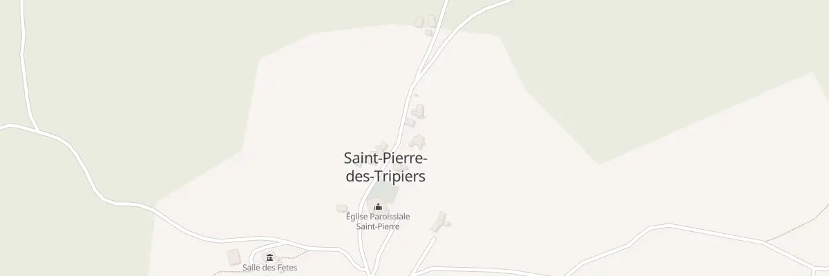 Plan du 5074 St Pierre Tripiers Village à Saint-Pierre-des-Tripiers
