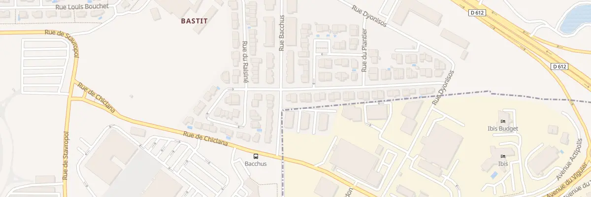 Plan du 84 Rue du Taste Vin à Béziers