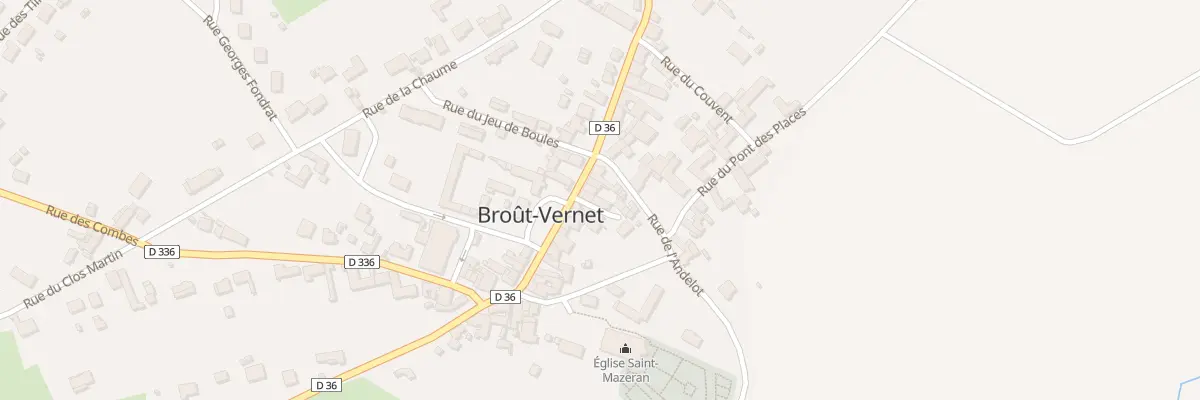 Plan du 3 Imp Saint Gervais à Broût-Vernet