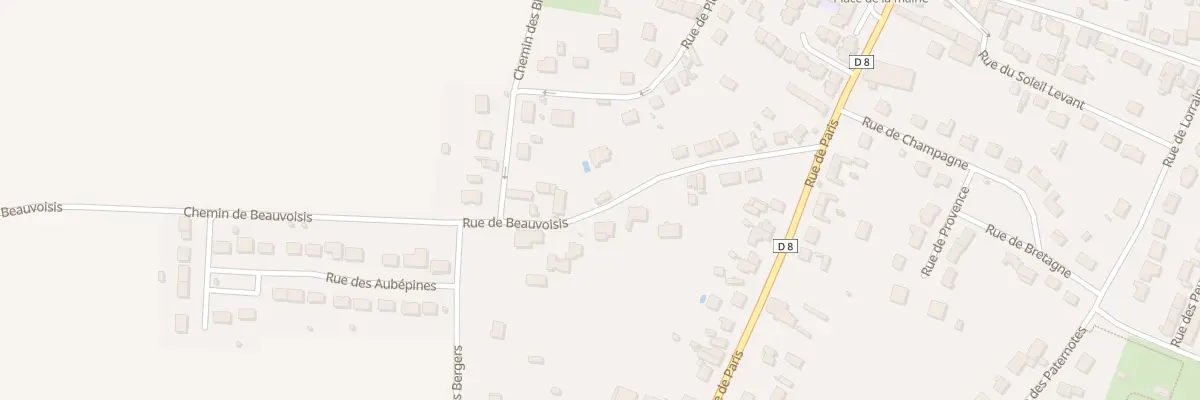 Plan du 13 Rue de Beauvoisis à Essigny-le-Grand