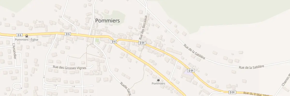 Plan du 10 Rue du 8 Mai 1945 à Pommiers