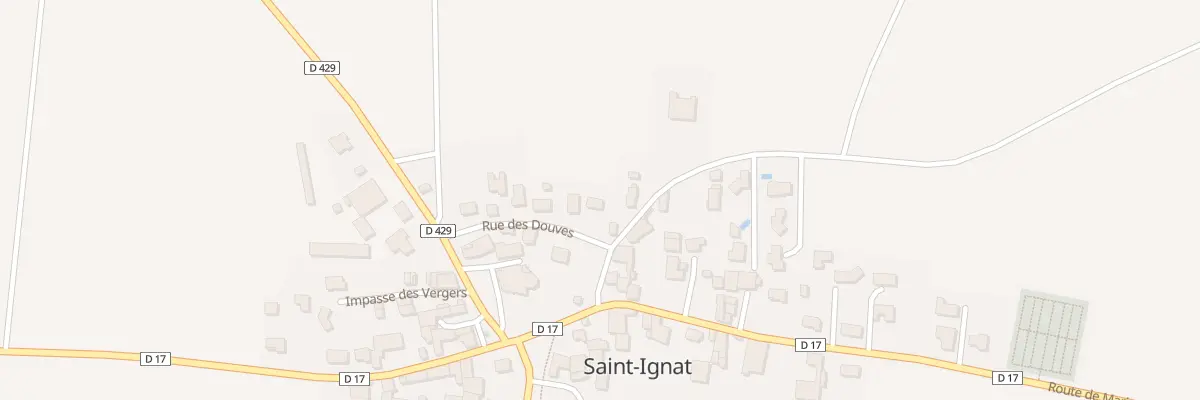 Plan du 4 Rue des Douves à Saint-Ignat