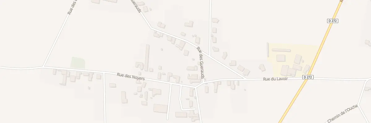 Plan du 3 Rue des Guerauds à Biozat