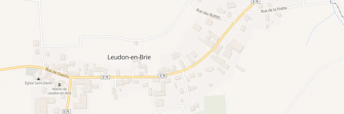 Plan du 1 Rue Gatefosse à Leudon-en-Brie
