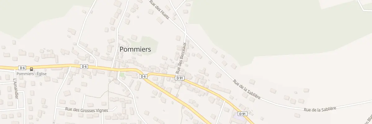 Plan du 8 Rue des Berceaux à Pommiers