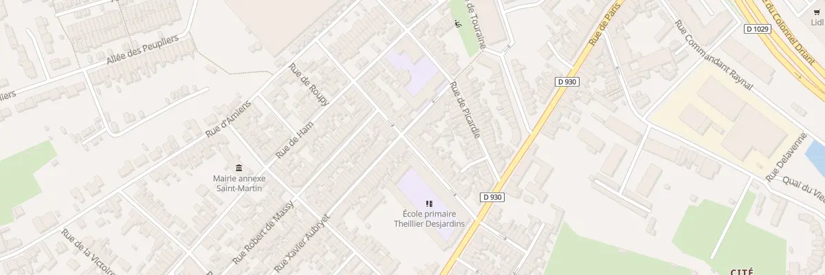 Plan du 42 Rue de Flandre à Saint-Quentin