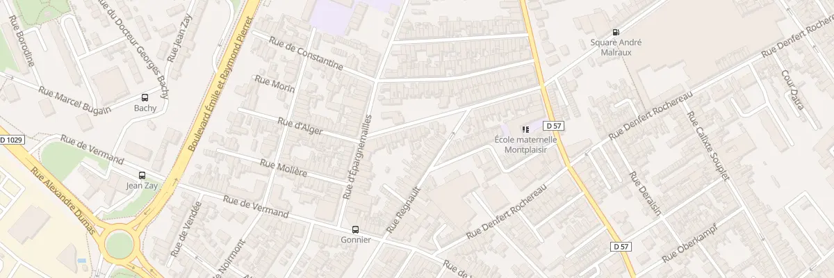 Plan du 43 Rue d’Alger à Saint-Quentin