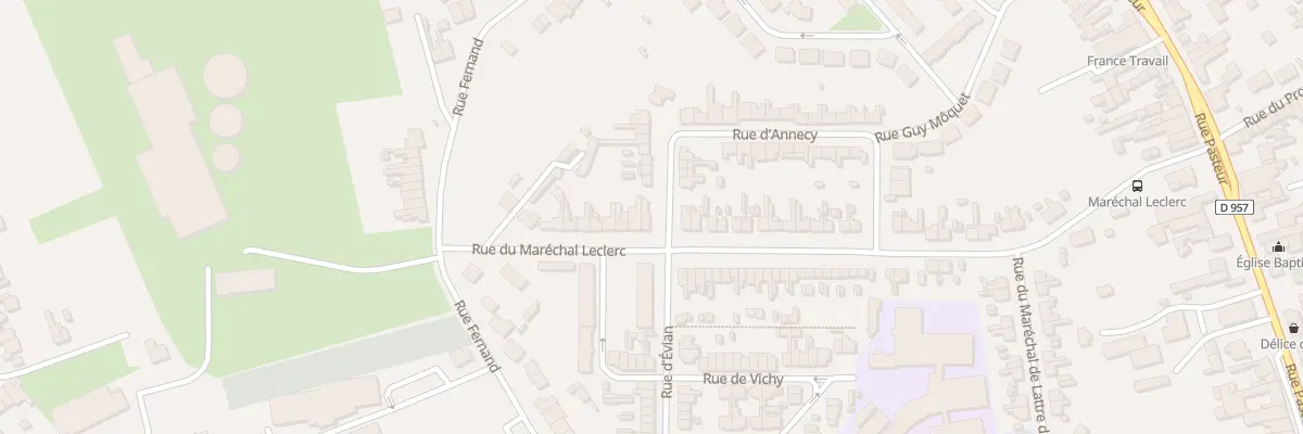 Plan du 56 Rue du Marechal Leclerc à Somain