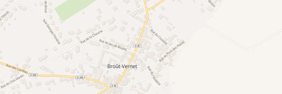 Plan du 26B Rue Grande Rue à Broût-Vernet