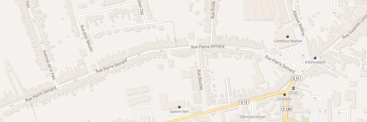 Plan du 61 Rue Pierre Semard à Somain