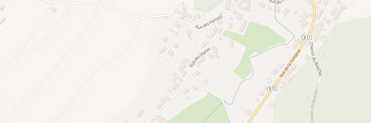 Plan du 28 Rue des Vignes à Domptin