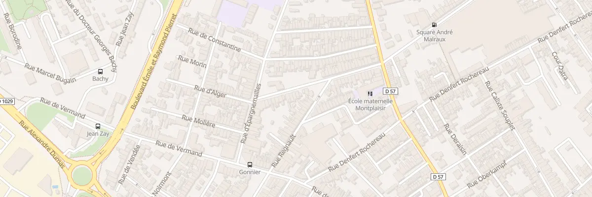 Plan du 41 Rue d’Alger à Saint-Quentin