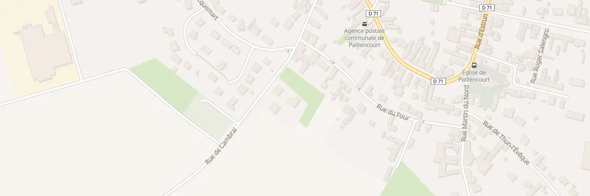 Plan du 11A Rue de Cambrai à Paillencourt