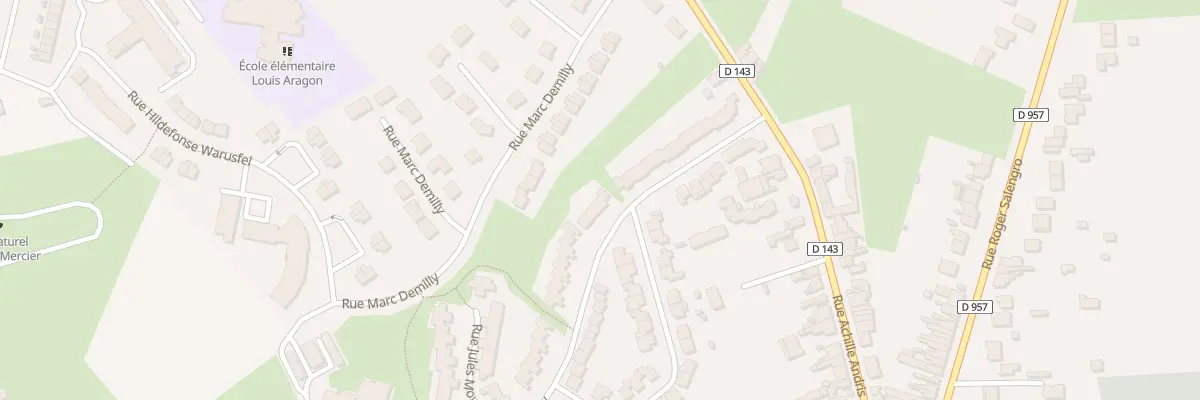 Plan du 36 Rue Philippe Devemy à Somain