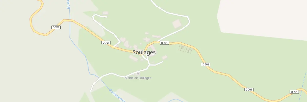 Plan du 5006 Le Bourg à Soulages