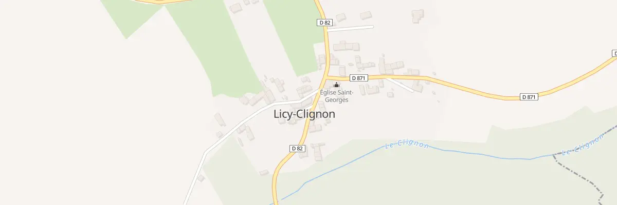 Plan du 1 Imp des Roses à Licy-Clignon
