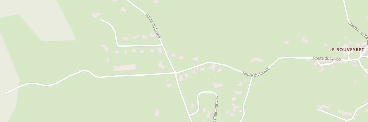 Plan du 5128 Le Rouveyret à Blavignac