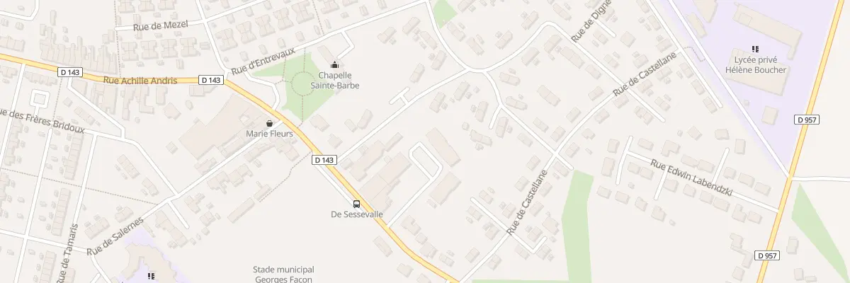 Plan du 88 Rue Achille Andris à Somain