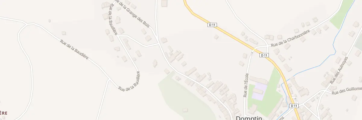 Plan du 32 Rue de la Grange des Bois à Domptin