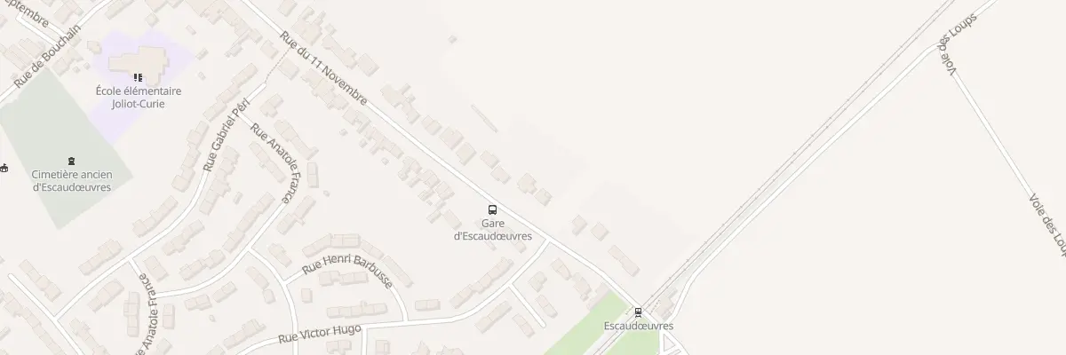 Plan du 41 Rue du Onze Novembre à Escaudœuvres