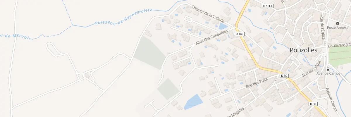 Plan du 6 Imp du Roussillon à Pouzolles