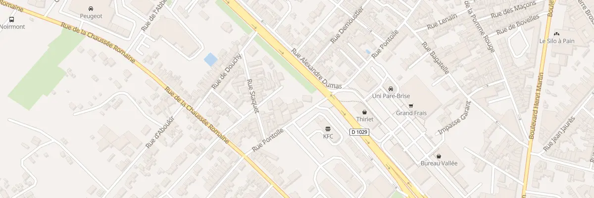 Plan du 74B Rue Pontoile à Saint-Quentin