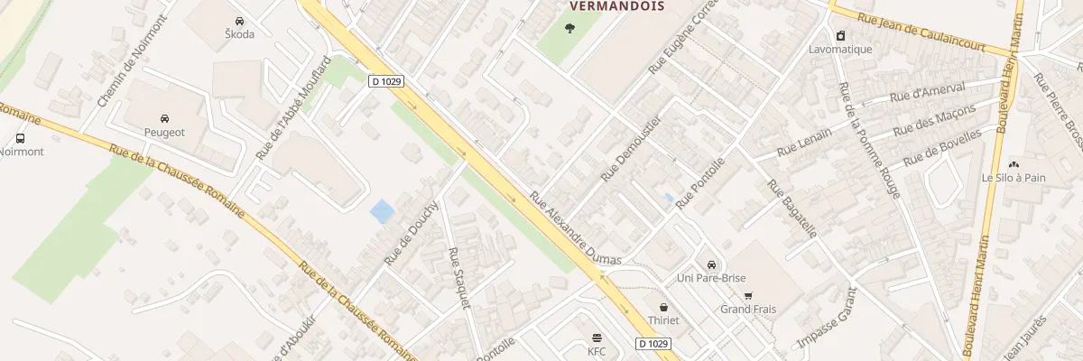 Plan du 40 Rue Alexandre Dumas à Saint-Quentin