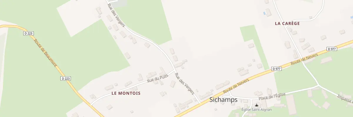 Plan du 2 Rue des Vergers à Sichamps