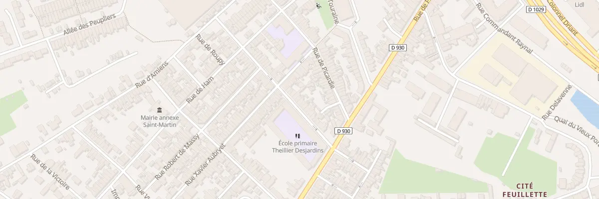 Plan du 28 Rue de Flandre à Saint-Quentin