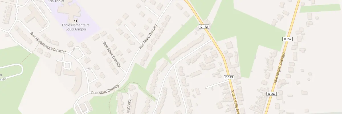 Plan du 28 Rue Philippe Devemy à Somain