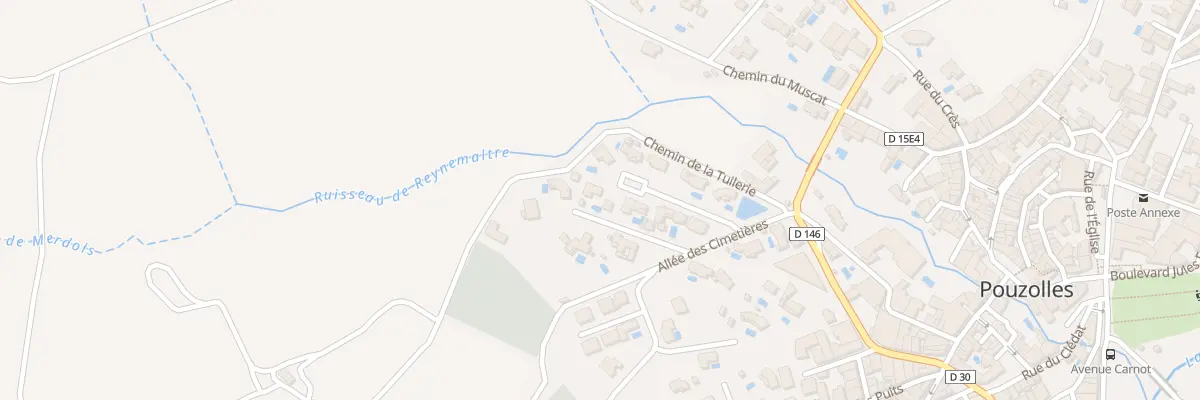 Plan du 8 Lot les Tuileries à Pouzolles