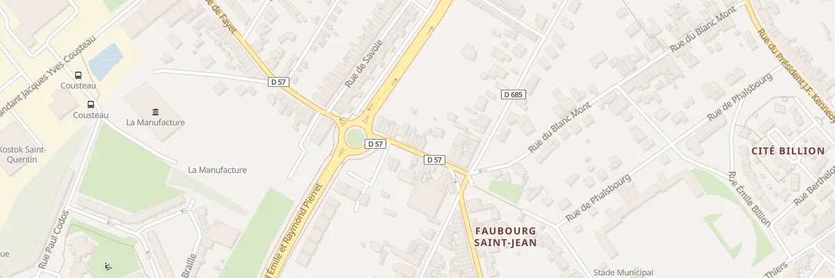 Plan du 204 Rue de Fayet à Saint-Quentin