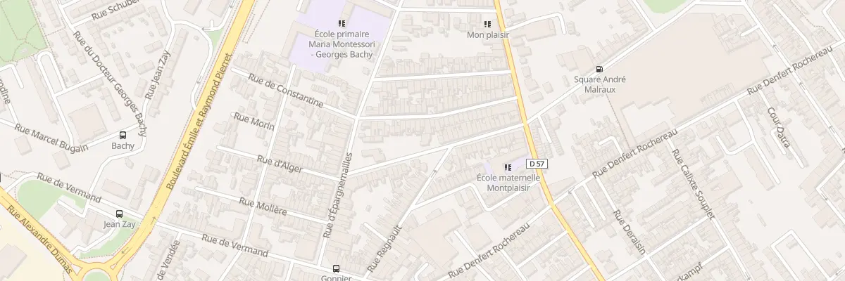 Plan du 32 Rue d’Alger à Saint-Quentin
