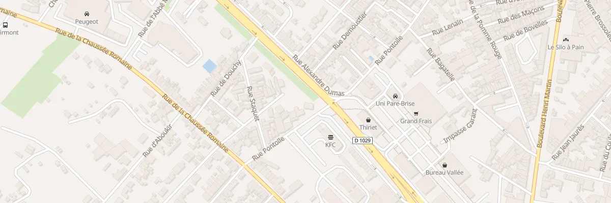 Plan du 74 Rue Pontoile à Saint-Quentin