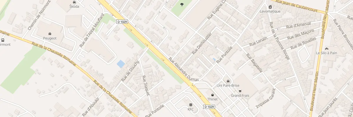 Plan du 32 Rue Alexandre Dumas à Saint-Quentin