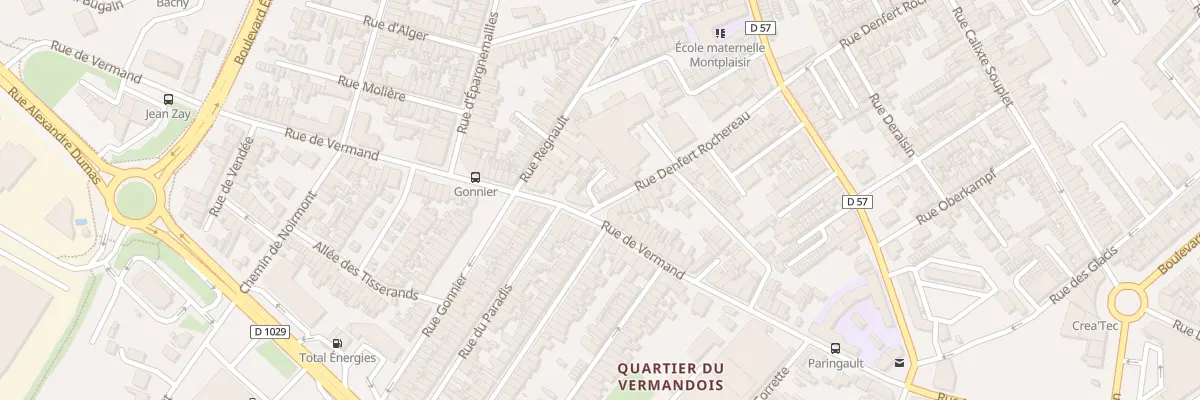 Plan du 158 Rue Denfert Rochereau à Saint-Quentin