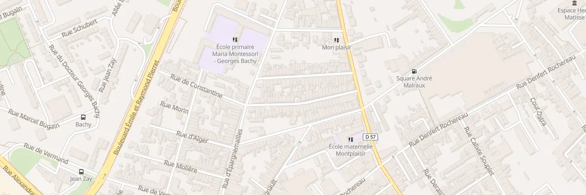 Plan du 36 Rue de Constantine à Saint-Quentin