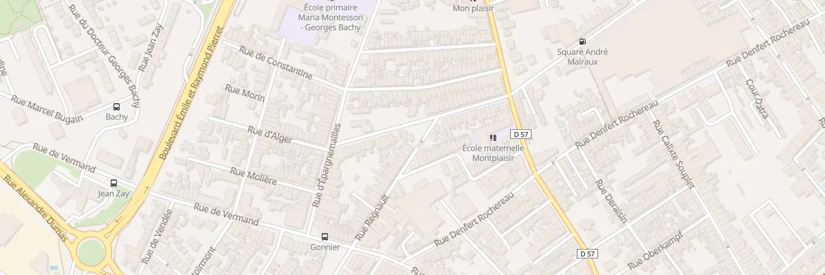 Plan du 37 Rue d’Alger à Saint-Quentin