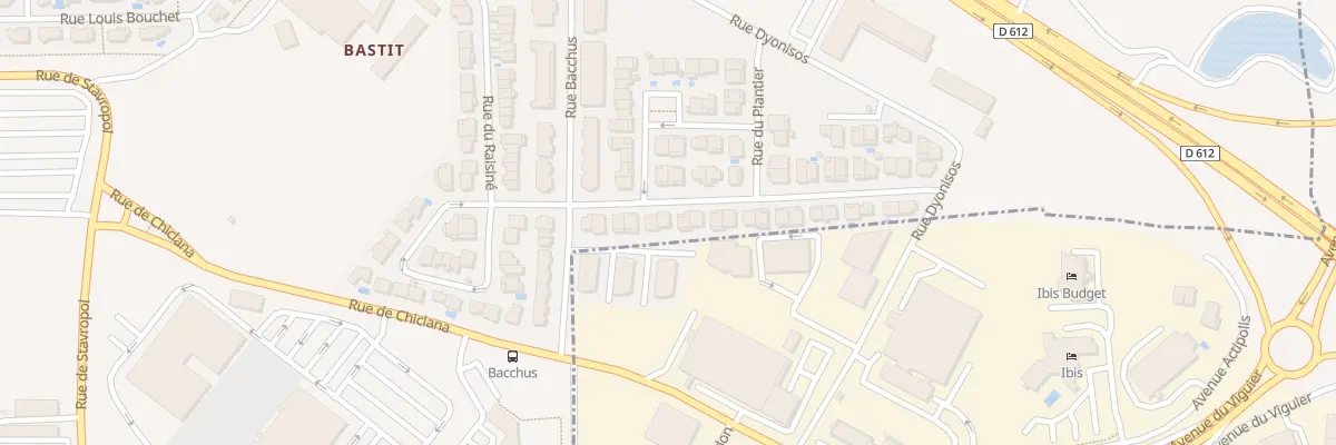 Plan du 132 Rue du Taste Vin à Béziers